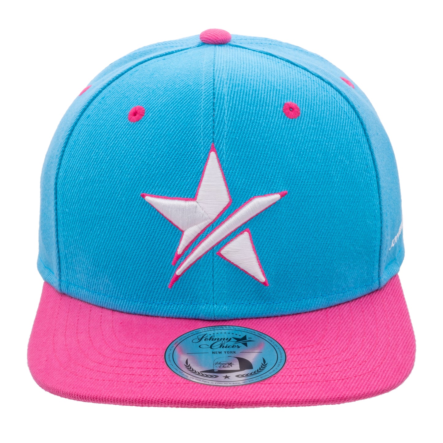 Big Star Snapback - Baby Blue/Pink