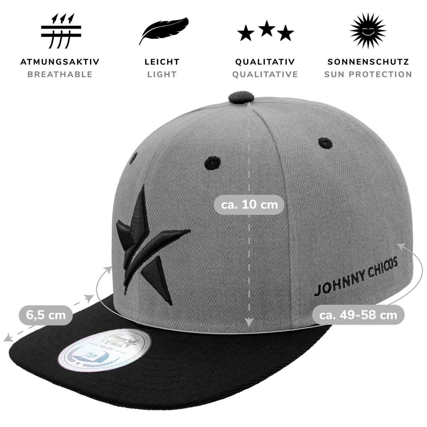 Big Star Snapback - Grey/Black