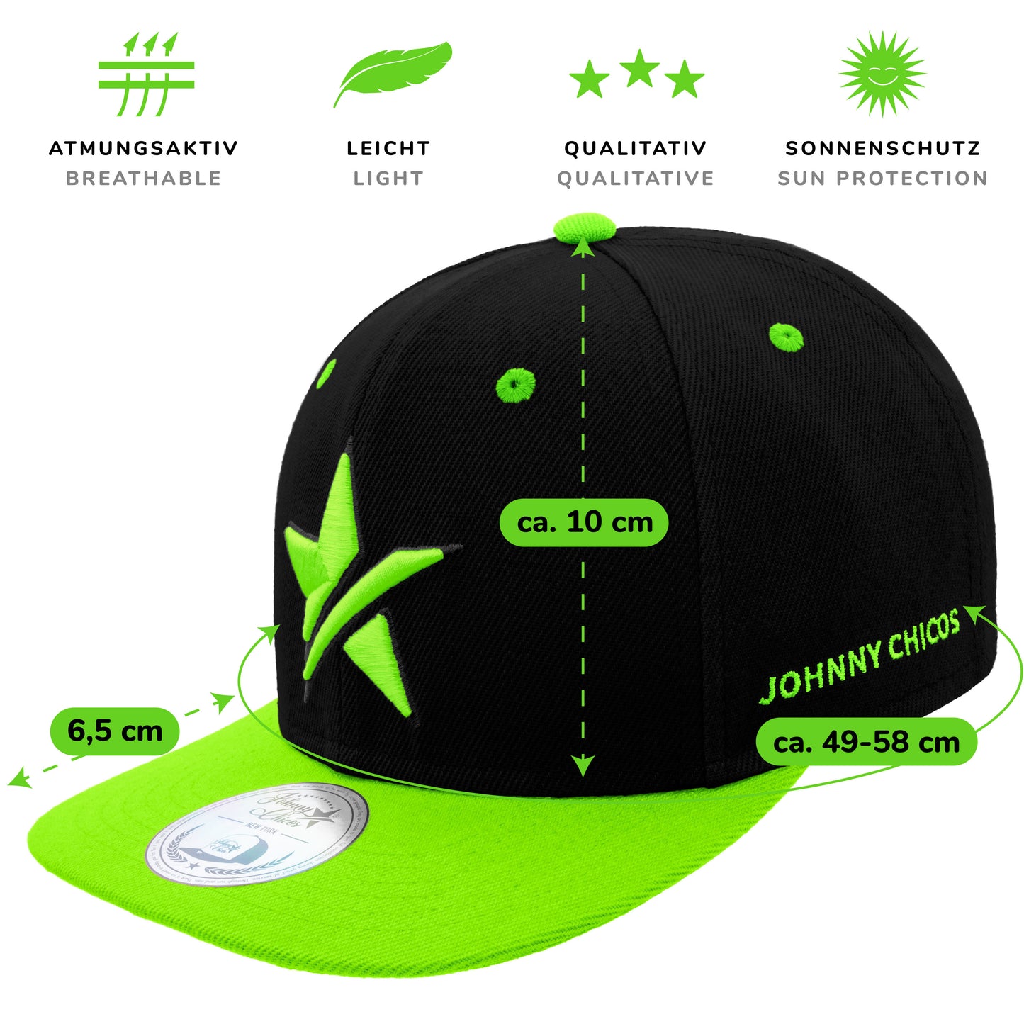 Big Star Snapback - Black/Green