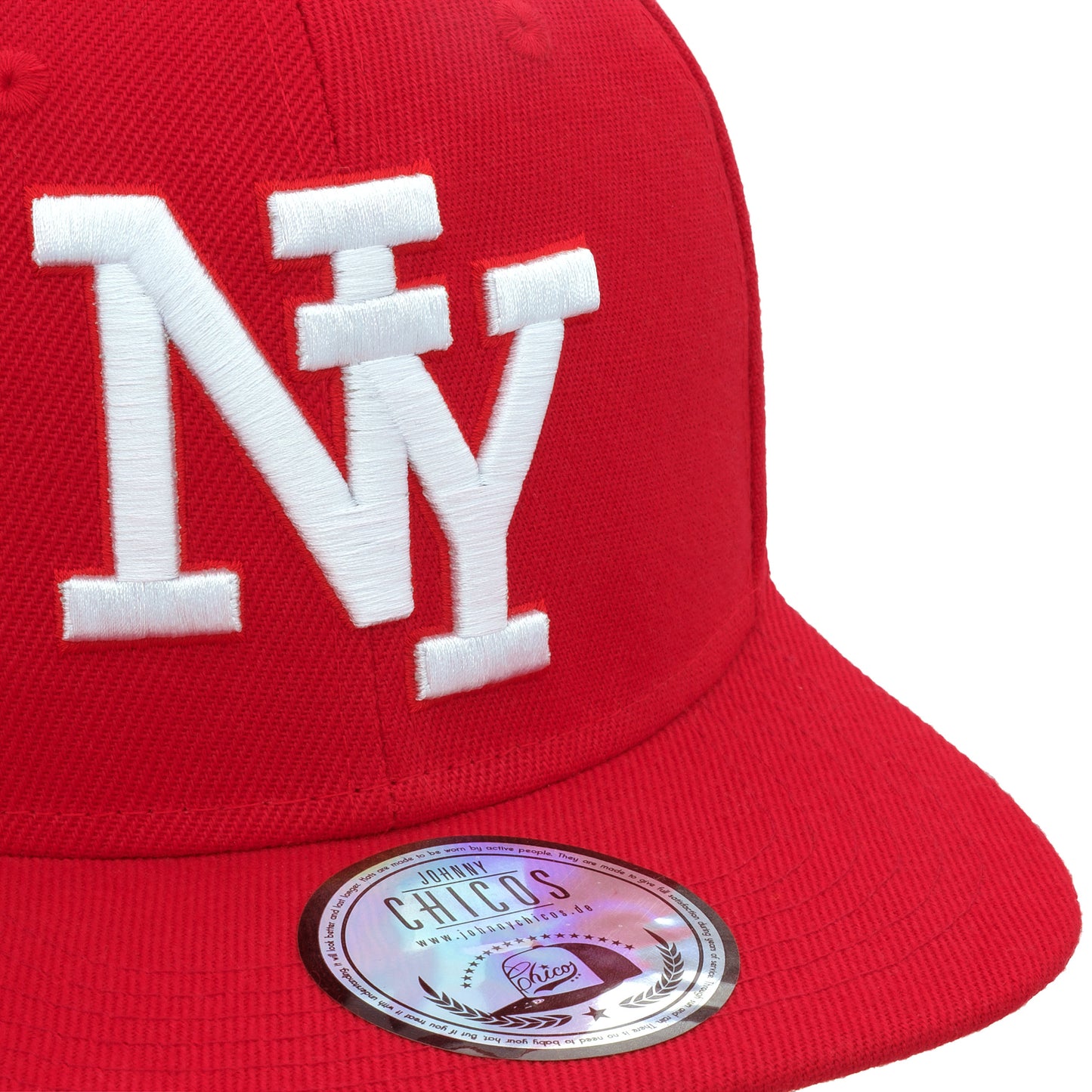 NY Snapback - Red/White