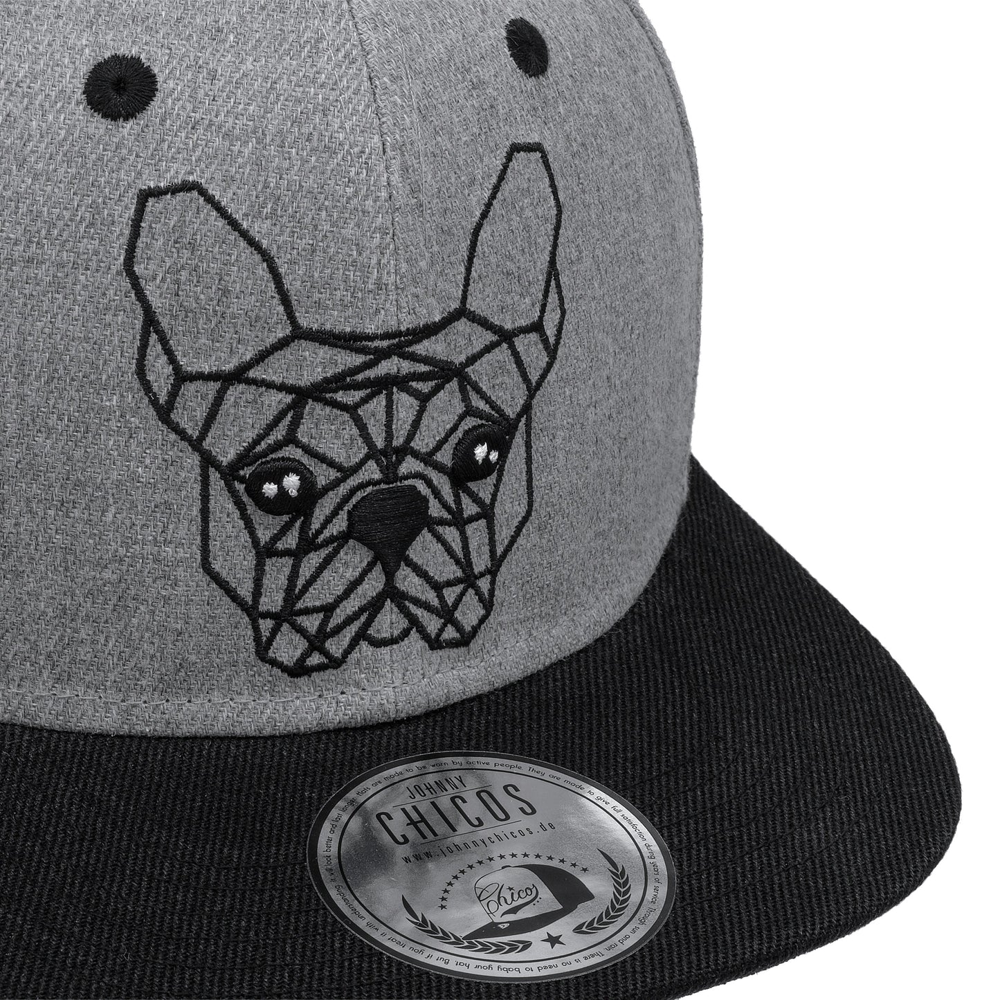 Dog Snapback - Grey/Black