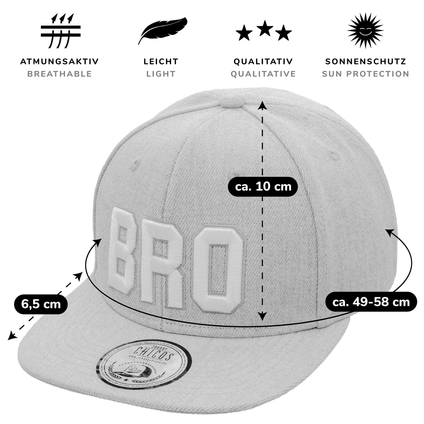 Bro Snapnack - Grey/White