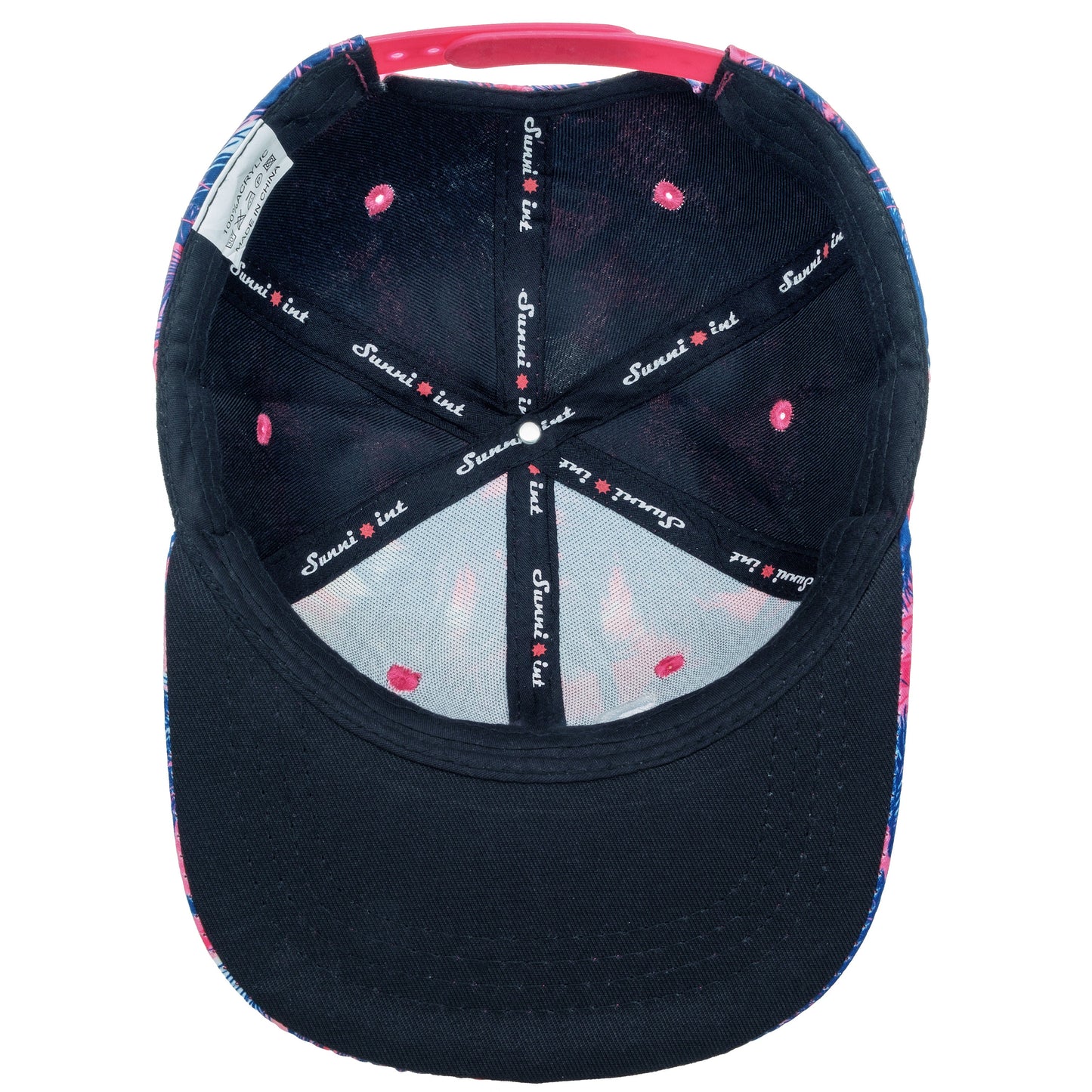 NY Snapback - Palm/Blue-Pink