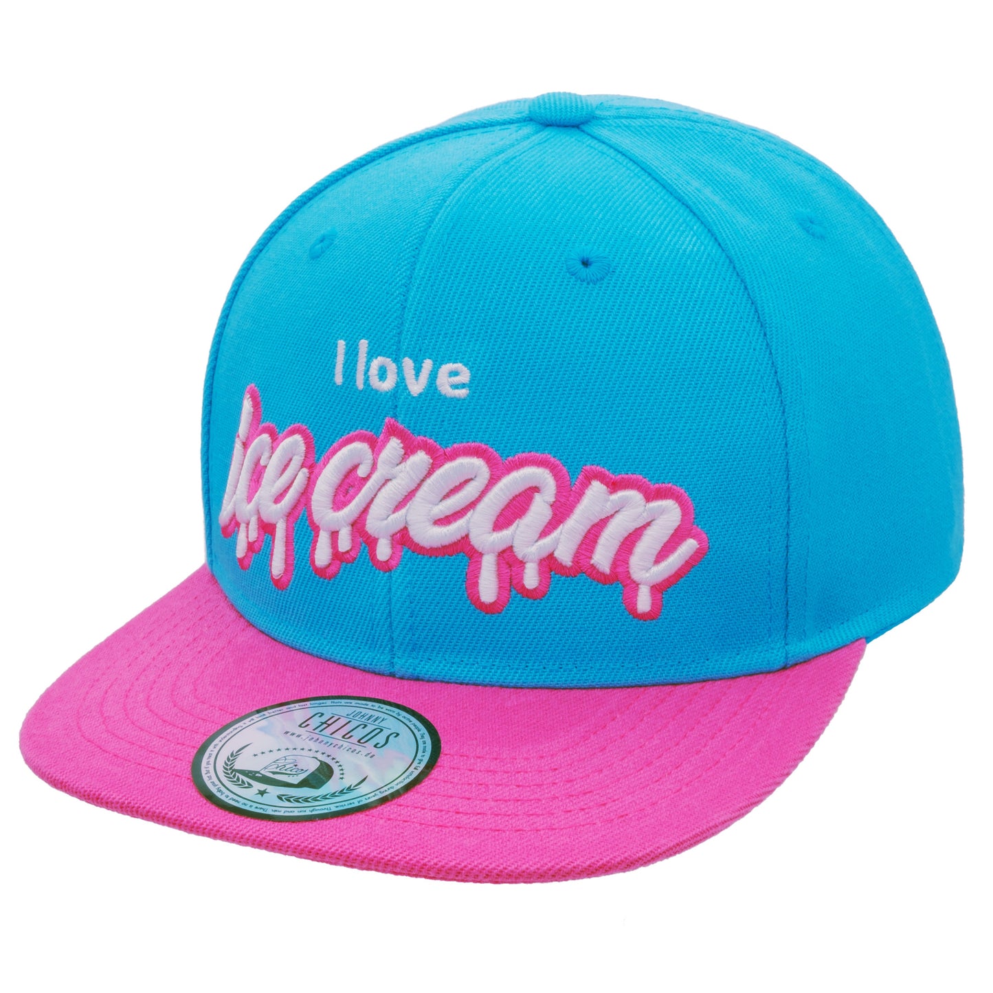 Ice Cream Snapback - Babyblue/Pink