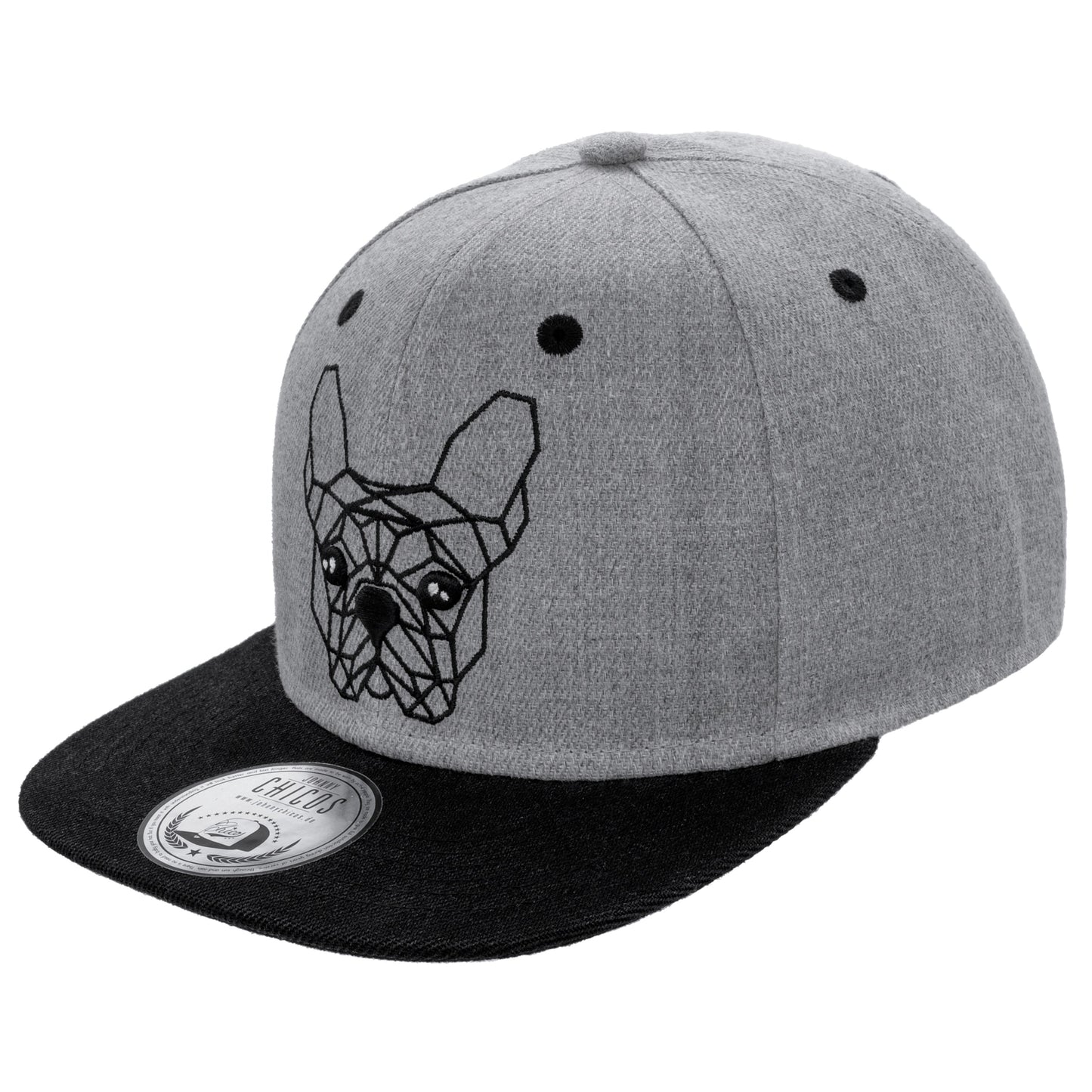 Dog Snapback - Grey/Black